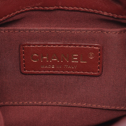 パリハンブルク マトラッセ 2WAY チェーンショルダーバッグ ウール レザー ネイビー ゴールド金具 シャネル バッグ CHANEL