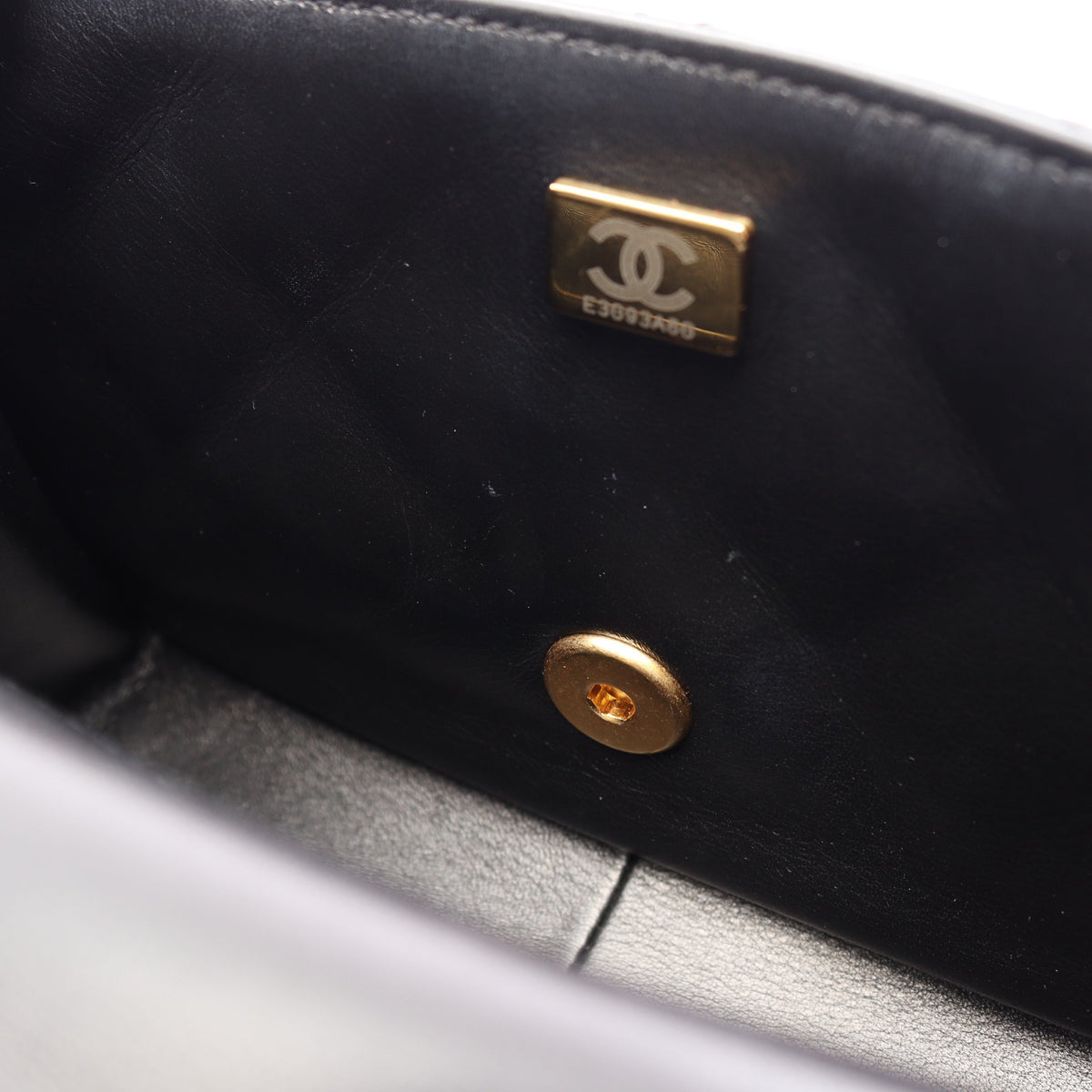 ミニ フラップ バッグ マトラッセ チェーンショルダーバッグ レザー ブラック ゴールド金具 シャネル バッグ CHANEL