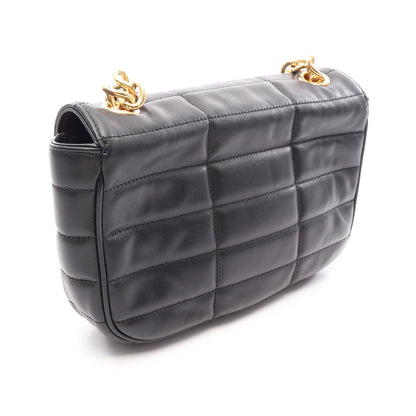 マトラッセ モノクローム チェーンショルダーバッグ レザー ブラック セリーヌ バッグ CELINE