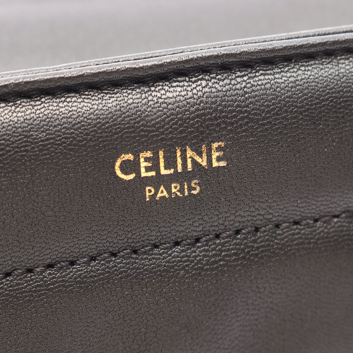 マトラッセ モノクローム チェーンショルダーバッグ レザー ブラック セリーヌ バッグ CELINE