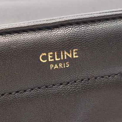マトラッセ モノクローム チェーンショルダーバッグ レザー ブラック セリーヌ バッグ CELINE
