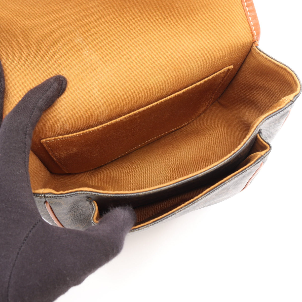 フォルコ ミディアムバッグ トリオンフ ショルダーバッグ PVC レザー ブラック ブラウン セリーヌ バッグ CELINE