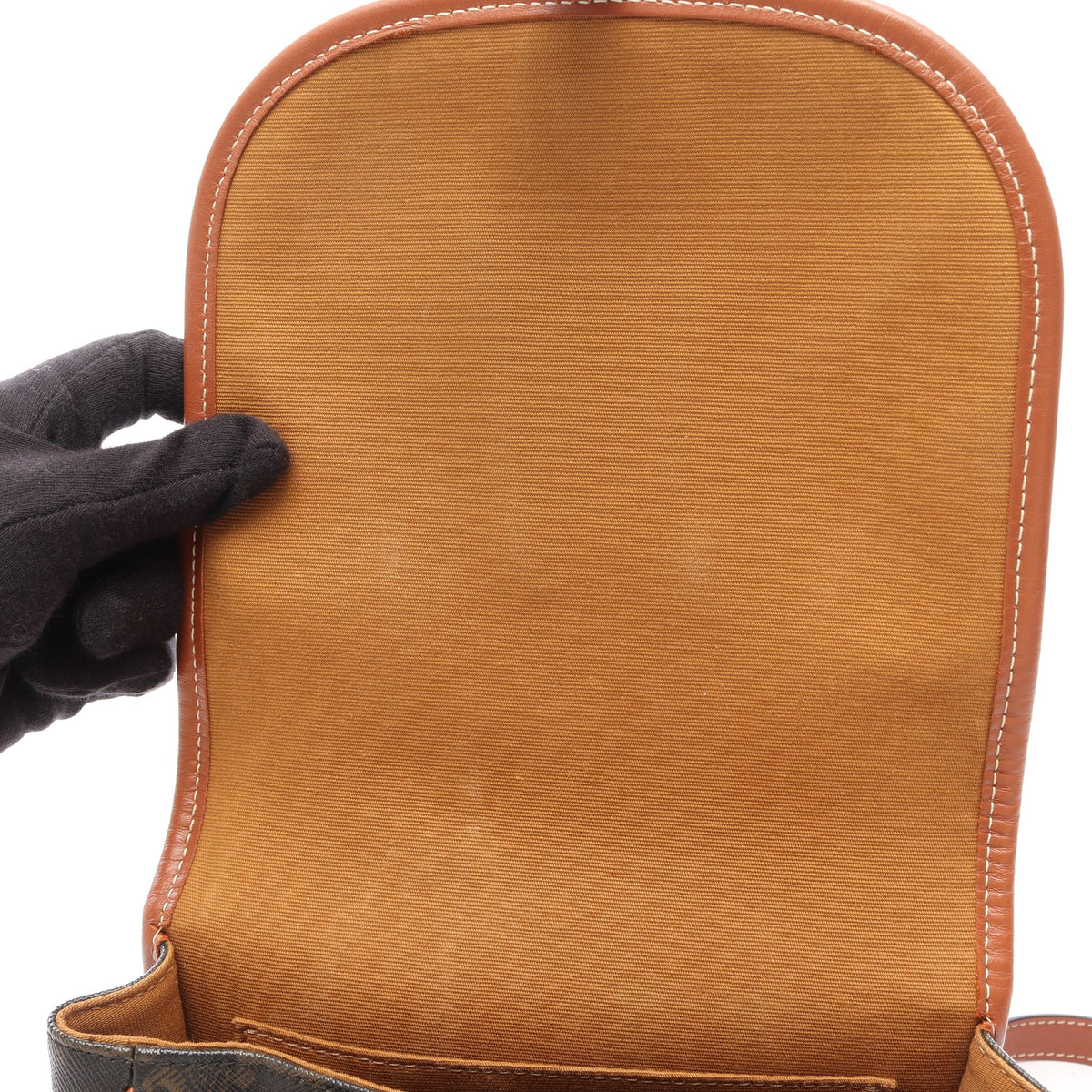フォルコ ミディアムバッグ トリオンフ ショルダーバッグ PVC レザー ブラック ブラウン セリーヌ バッグ CELINE