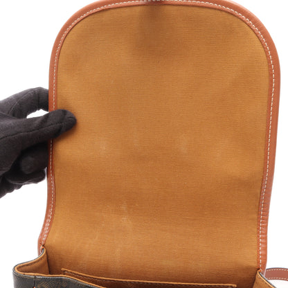 フォルコ ミディアムバッグ トリオンフ ショルダーバッグ PVC レザー ブラック ブラウン セリーヌ バッグ CELINE