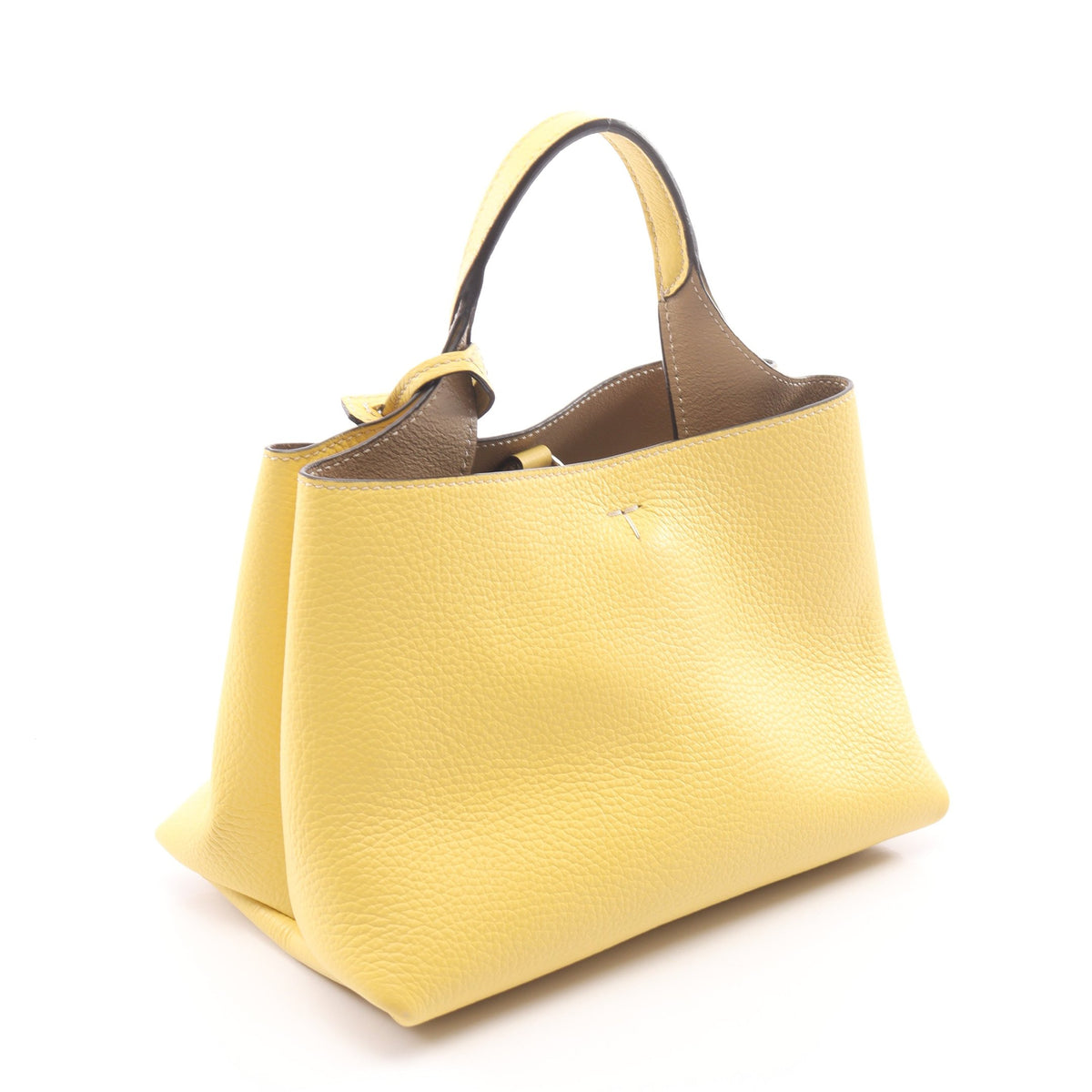 Tタイムレス マイクロ 2WAY ハンドバッグ レザー イエロー トッズ バッグ TOD'S