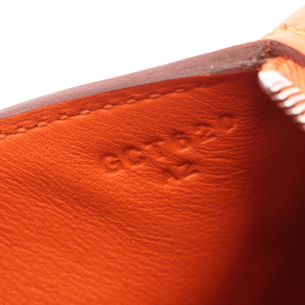 リンディ ミニ タンジェリン ショルダーバッグ トリヨンクレマンス オレンジ シルバー金具 G刻印 エルメス バッグ HERMES
