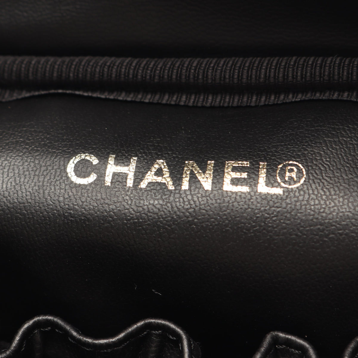 ココマーク ハンドバッグ バニティバッグ キャビアスキン ブラック ゴールド金具 シャネル バッグ CHANEL