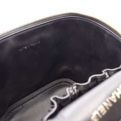 ココマーク ハンドバッグ バニティバッグ キャビアスキン ブラック ゴールド金具 シャネル バッグ CHANEL