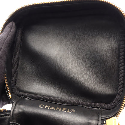 ココマーク ハンドバッグ バニティバッグ キャビアスキン ブラック ゴールド金具 シャネル バッグ CHANEL