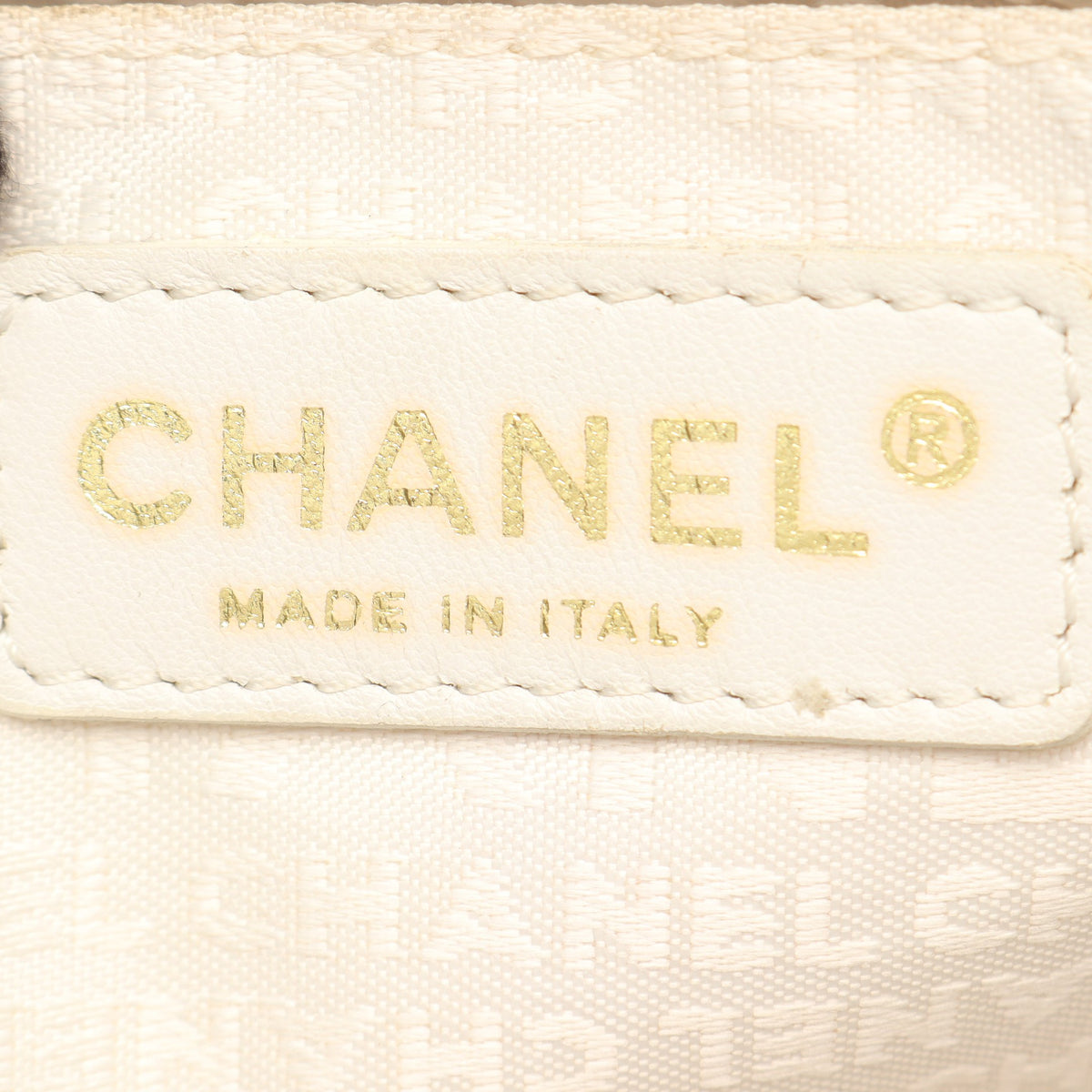 ウィンドウライン ハンドバッグ トートバッグ キャンバス ブラック ホワイト ゴールド金具 シャネル バッグ CHANEL