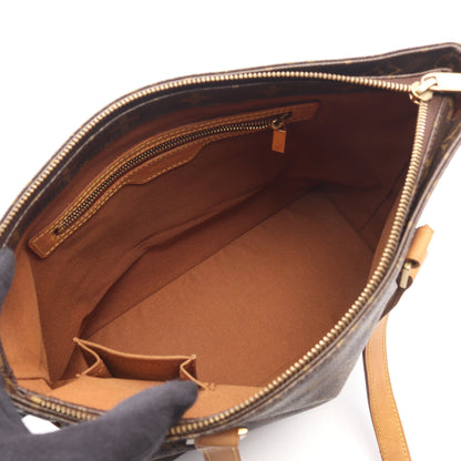 カバピアノ モノグラム ショルダーバッグ PVC レザー ブラウン ルイヴィトン バッグ LOUIS VUITTON