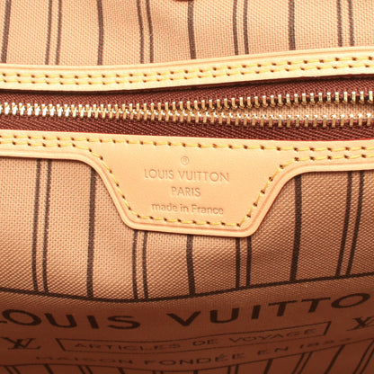 ネヴァーフルMM モノグラム ショルダーバッグ トートバッグ PVC レザー ブラウン ルイヴィトン バッグ LOUIS VUITTON