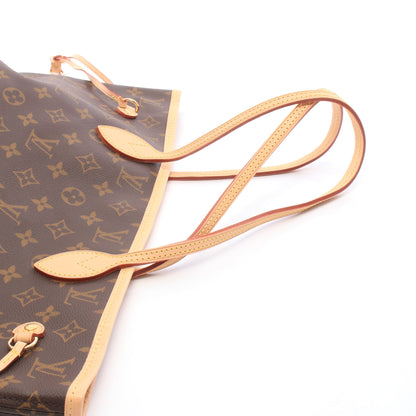 ネヴァーフルMM モノグラム ショルダーバッグ トートバッグ PVC レザー ブラウン ルイヴィトン バッグ LOUIS VUITTON