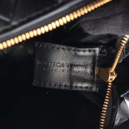 イントレチャート ミニ ループ カメラバッグ ショルダーバッグ レザー ブラック ボッテガヴェネタ バッグ BOTTEGA VENETA