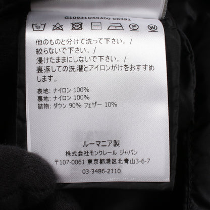 LIN フード付き ダウンコート ナイロン カーキグリーン モンクレール