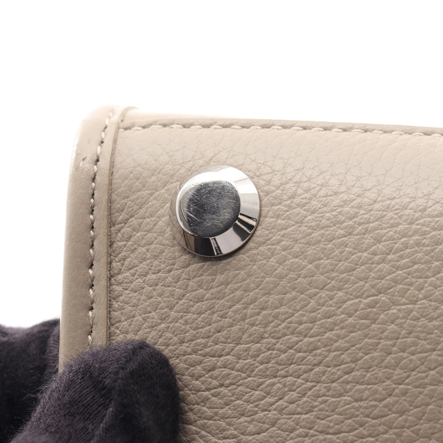 HARDWARE TOTE S 2WAY ハンドバッグ トートバッグ レザー ベージュ バレンシアガ