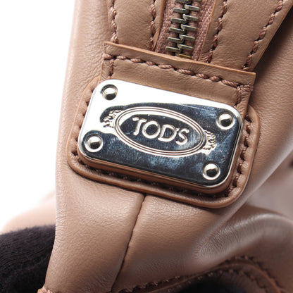 D-STYLING MINI ハンドバッグ レザー ピンクベージュ トッズ