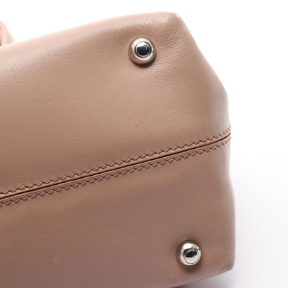 D-STYLING MINI ハンドバッグ レザー ピンクベージュ トッズ