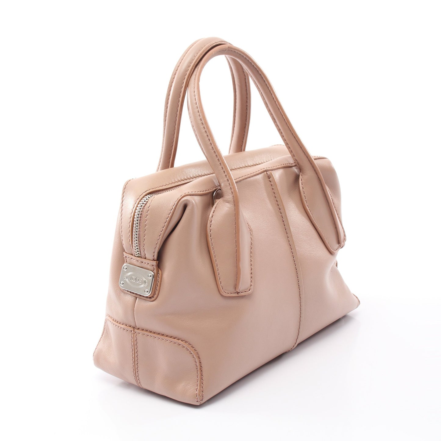 D-STYLING MINI ハンドバッグ レザー ピンクベージュ トッズ