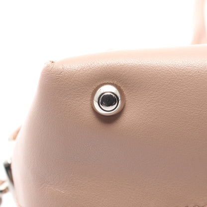 D-STYLING MINI ハンドバッグ レザー ピンクベージュ トッズ