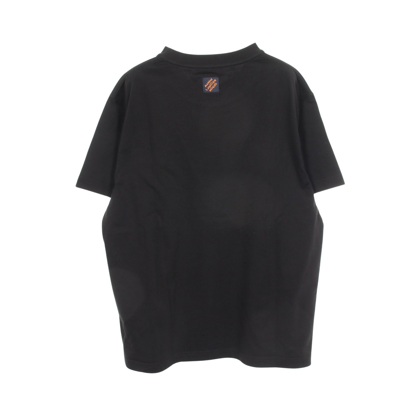 26SS エンベリッシュド シグネチャー ショートスリーブ 半袖Tシャツ コットン ブラック ルイヴィトン