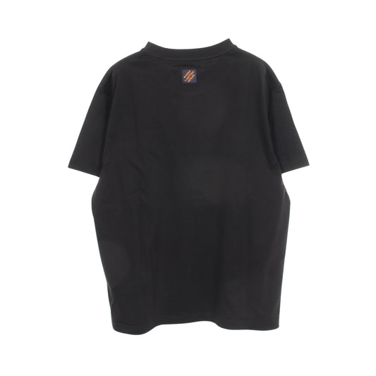 26SS エンベリッシュド シグネチャー ショートスリーブ 半袖Tシャツ コットン ブラック ルイヴィトン トップス LOUIS VUITTON