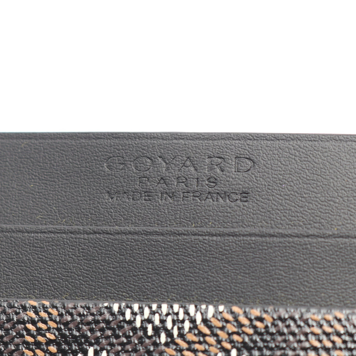 サン シュルピス カードケース コーティングキャンバス レザー ブラック ブラウン ホワイト ゴヤール 財布・小物 GOYARD