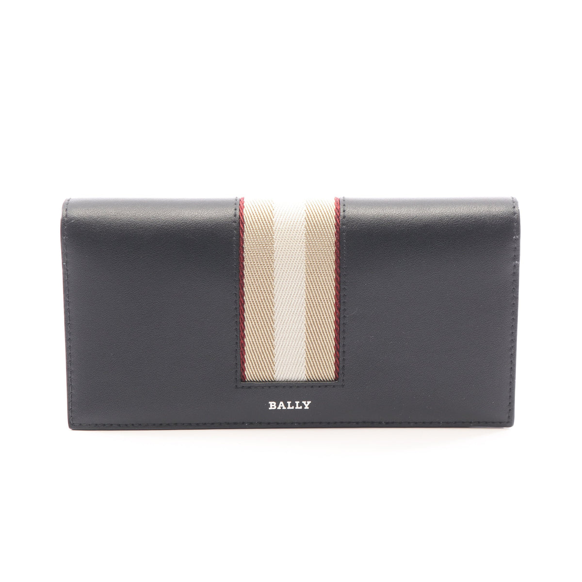 BALEN バレン 二つ折り長財布 レザー ブラック マルチカラー バリー 財布・小物 BALLY