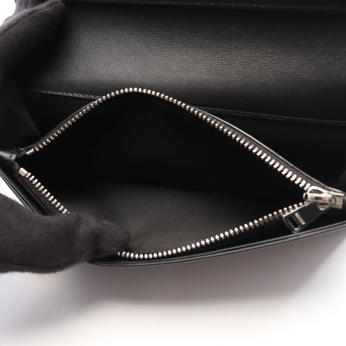 BALEN バレン 二つ折り長財布 レザー ブラック マルチカラー バリー 財布・小物 BALLY