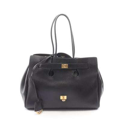 Bel Air ベルエア ミディアム キャリーオール ハンドバッグ トートバッグ レザー ブラック バレンシアガ バッグ BALENCIAGA
