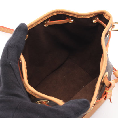 ナノ ノエ モノグラム ハンドバッグ PVC レザー ブラウン ルイヴィトン バッグ LOUIS VUITTON