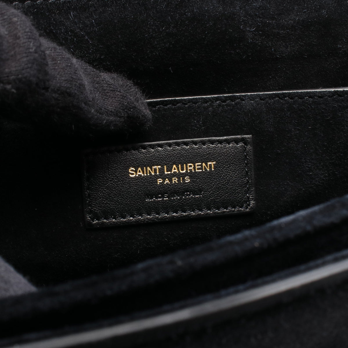ベルシャス ミディアム ショルダーバッグ レザー スエード ブラック サンローランパリ バッグ SAINT LAURENT PARIS