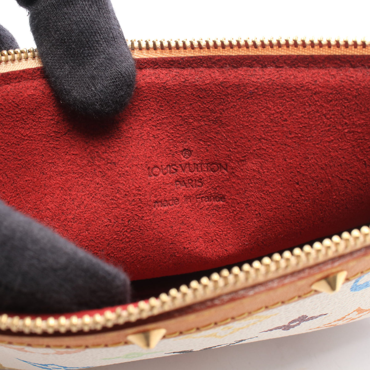 ポシェットアクセソワール モノグラムマルチカラー ブロン ハンドバッグ PVC レザー ホワイト ルイヴィトン バッグ LOUIS VUITTON