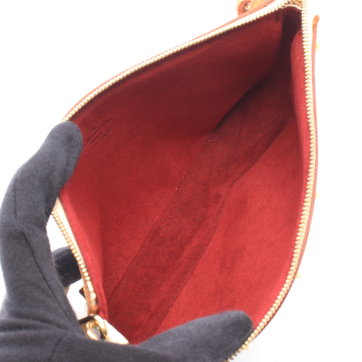 ポシェットアクセソワール モノグラムマルチカラー ブロン ハンドバッグ PVC レザー ホワイト ルイヴィトン バッグ LOUIS VUITTON
