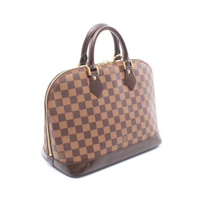 アルマ ダミエエベヌ ハンドバッグ PVC レザー ブラウン ルイヴィトン バッグ LOUIS VUITTON