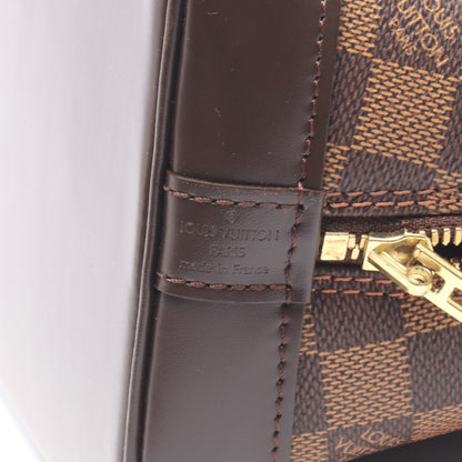 アルマ ダミエエベヌ ハンドバッグ PVC レザー ブラウン ルイヴィトン バッグ LOUIS VUITTON