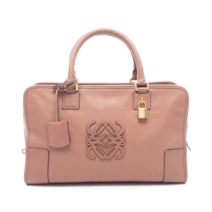 アマソナ36 ハンドバッグ レザー ピンクベージュ ロエベ バッグ LOEWE