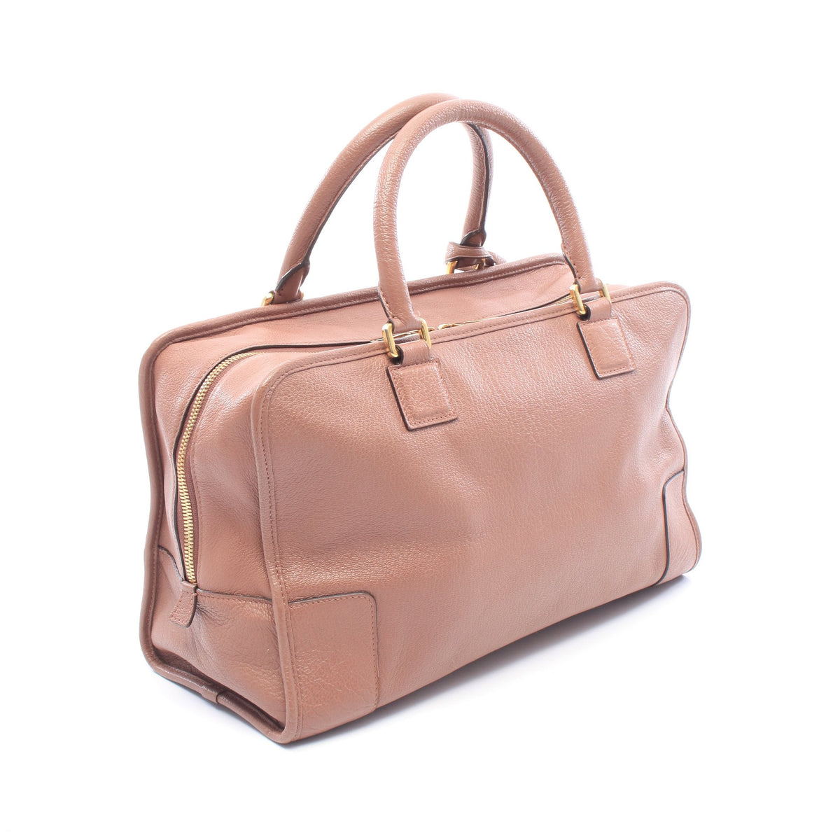 アマソナ36 ハンドバッグ レザー ピンクベージュ ロエベ バッグ LOEWE