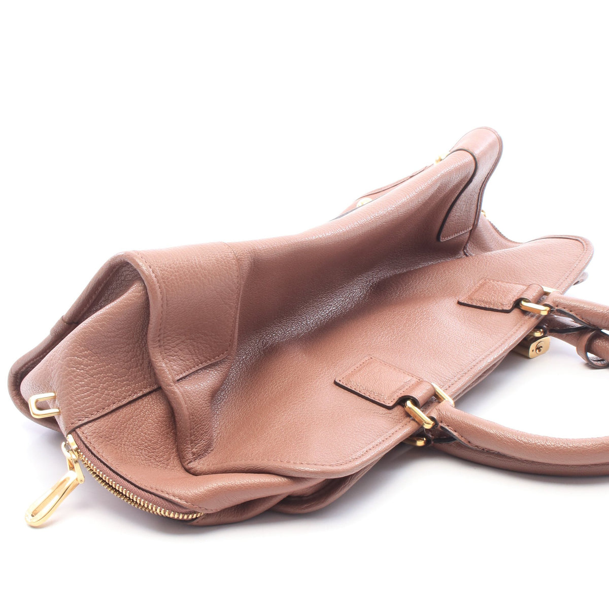 アマソナ36 ハンドバッグ レザー ピンクベージュ ロエベ バッグ LOEWE