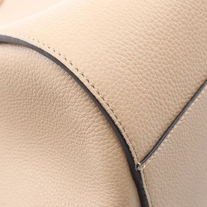ハンモックバッグ スモール 2WAY ハンドバッグ レザー ベージュ グレーブラウン ロエベ バッグ LOEWE
