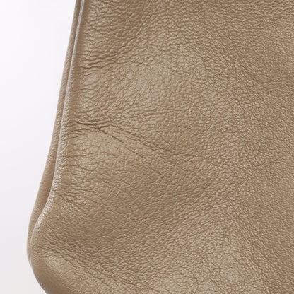 TRIO LARGE トリオ ラージ ショルダーバッグ レザー グレーベージュ セリーヌ バッグ CELINE