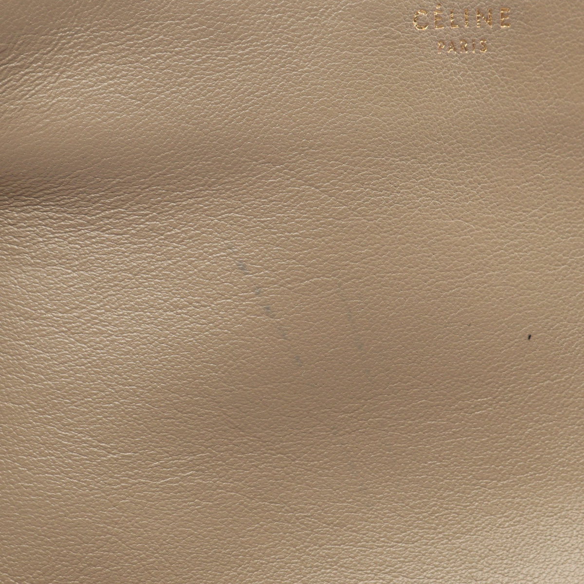 TRIO LARGE トリオ ラージ ショルダーバッグ レザー グレーベージュ セリーヌ バッグ CELINE