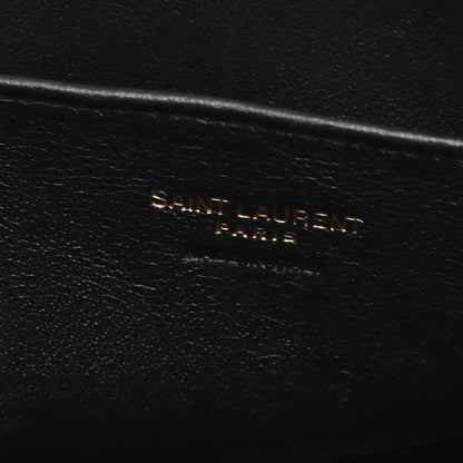 YSLライン ベイビー モノグラム カバス 2WAY ハンドバッグ レザー ブラック サンローランパリ バッグ SAINT LAURENT PARIS
