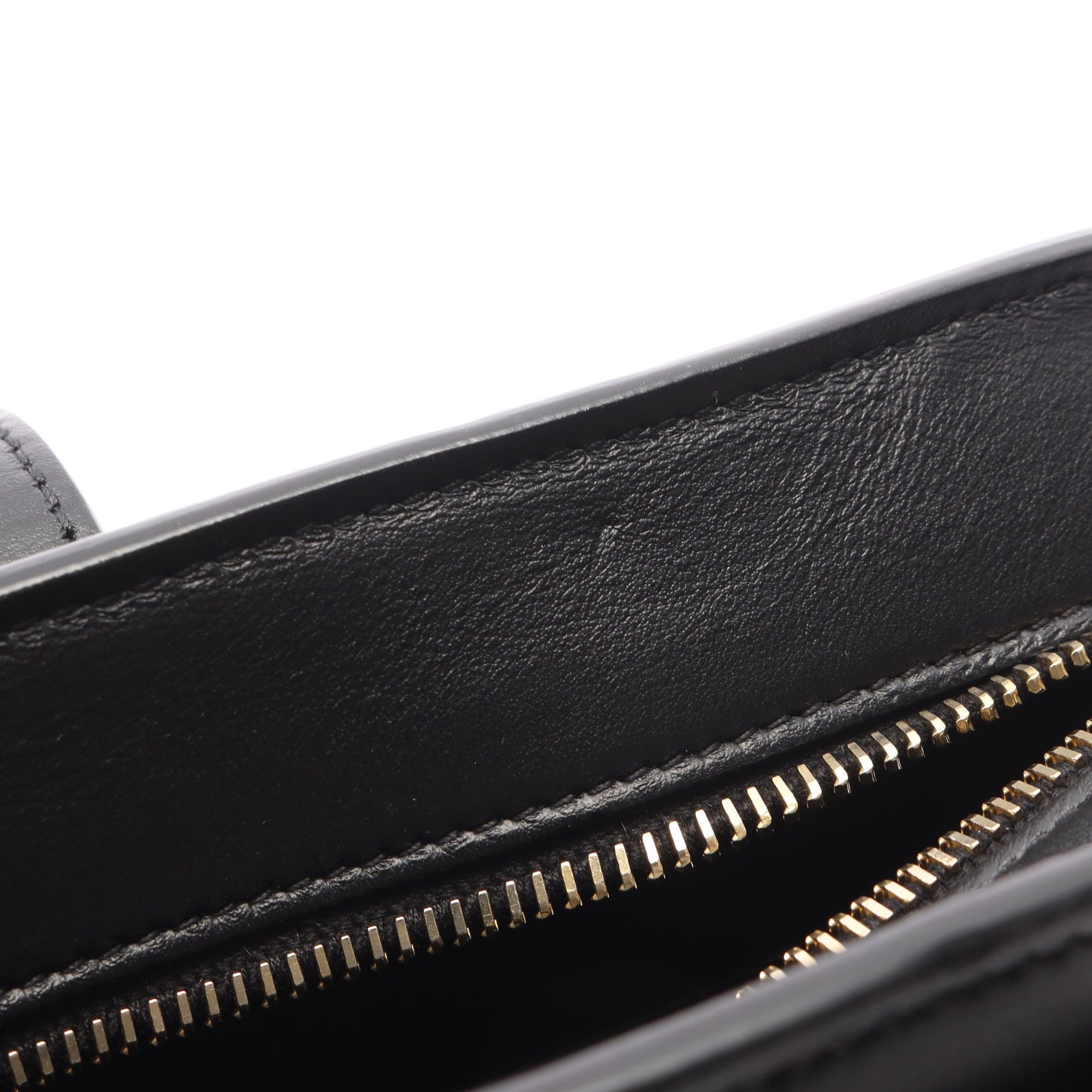 YSLライン ベイビー モノグラム カバス 2WAY ハンドバッグ レザー ブラック サンローランパリ バッグ SAINT LAURENT PARIS