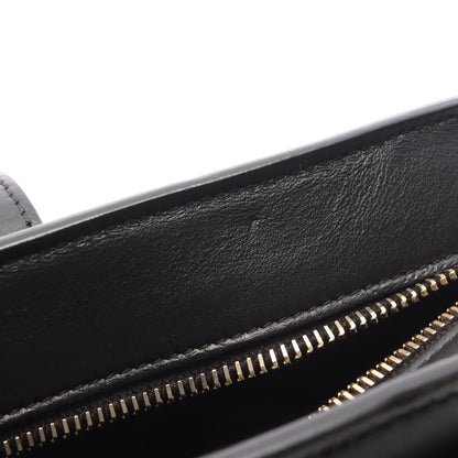 YSLライン ベイビー モノグラム カバス 2WAY ハンドバッグ レザー ブラック サンローランパリ バッグ SAINT LAURENT PARIS