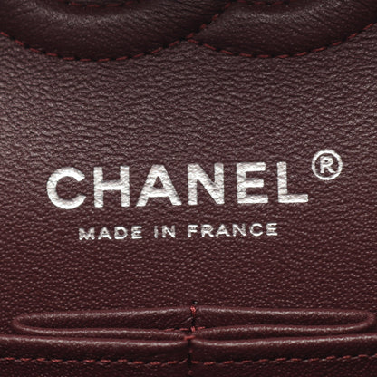 マトラッセ Wフラップ Wチェーンショルダーバッグ ラムスキン ブラック シルバー金具 シャネル バッグ CHANEL