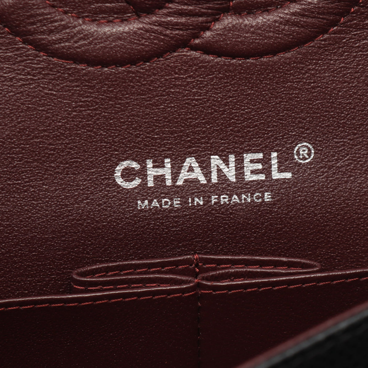 マトラッセ Wフラップ Wチェーンショルダーバッグ キャビアスキン ブラック シルバー金具 シャネル バッグ CHANEL
