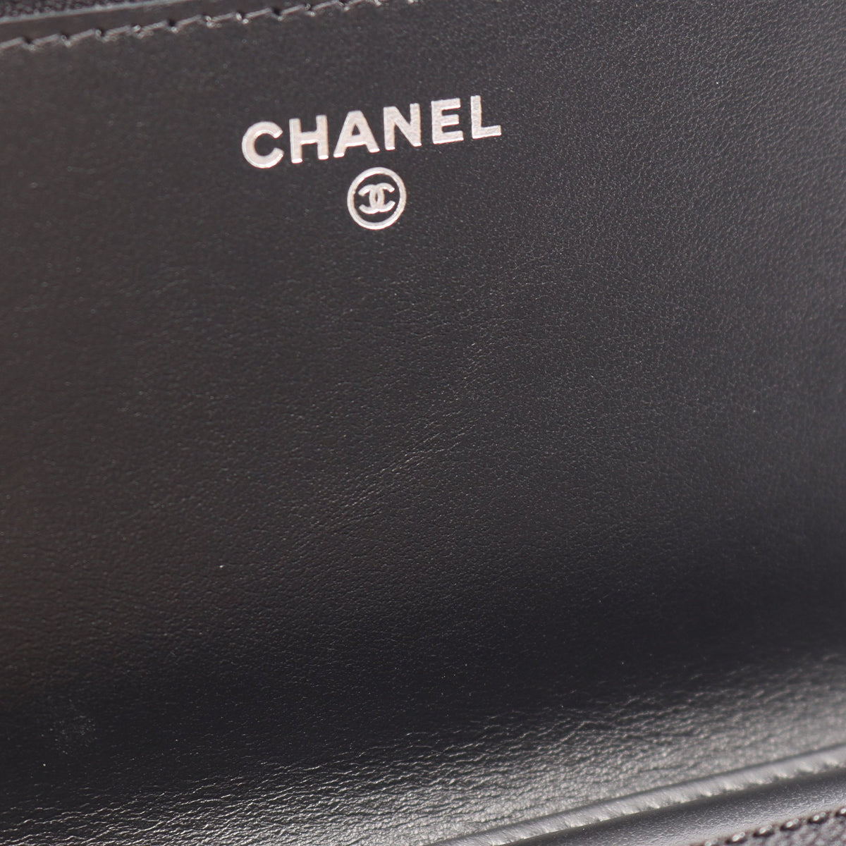 ボーイシャネル マトラッセ チェーンウォレット キャビアスキン ブラック シルバー金具 シャネル バッグ CHANEL