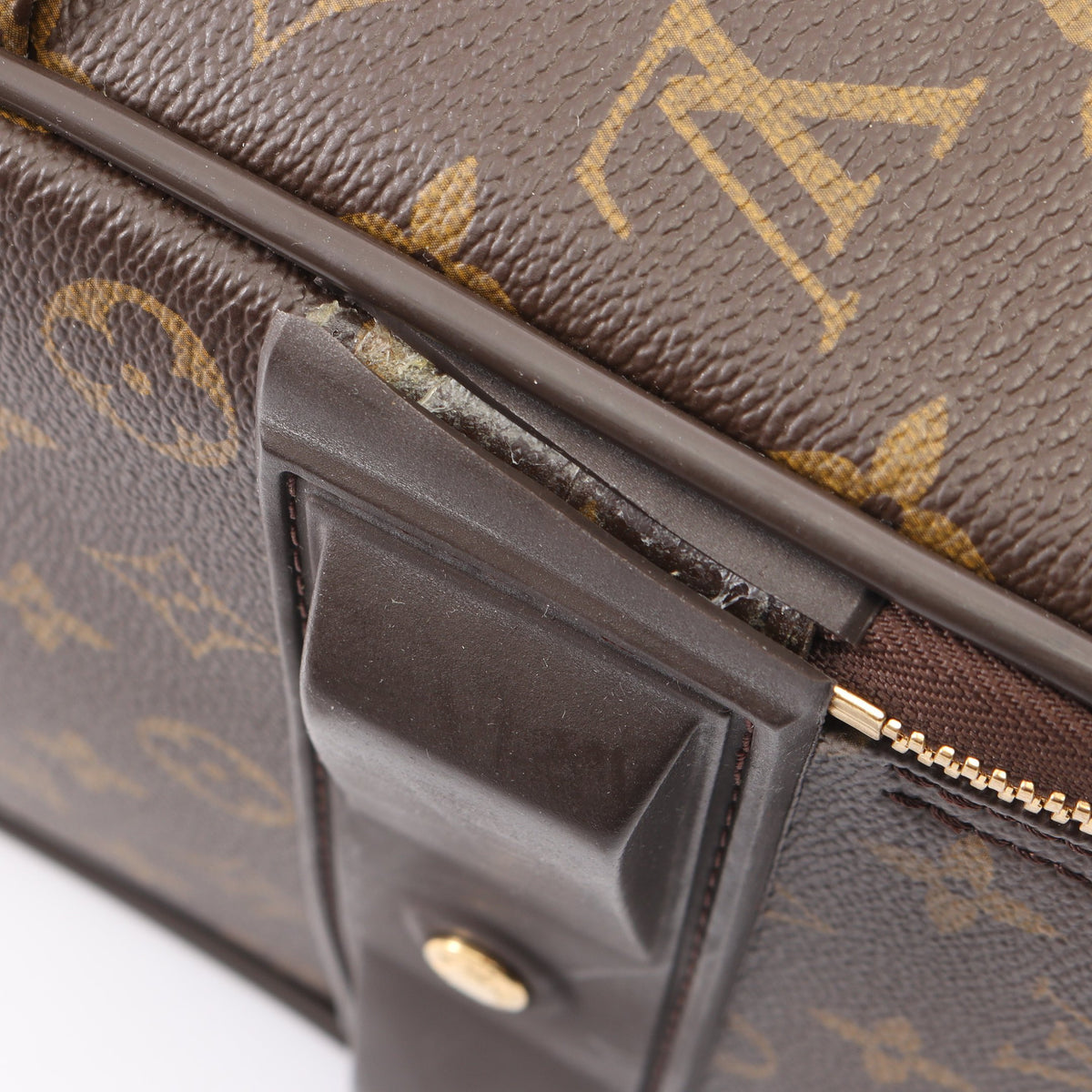 ペガス55 モノグラム キャリーケース スーツケース PVC レザー ブラウン ルイヴィトン バッグ LOUIS VUITTON