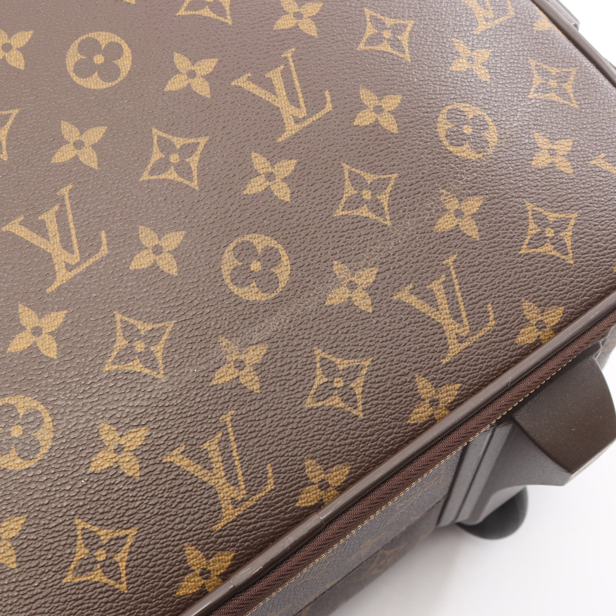 ペガス55 モノグラム キャリーケース スーツケース PVC レザー ブラウン ルイヴィトン バッグ LOUIS VUITTON